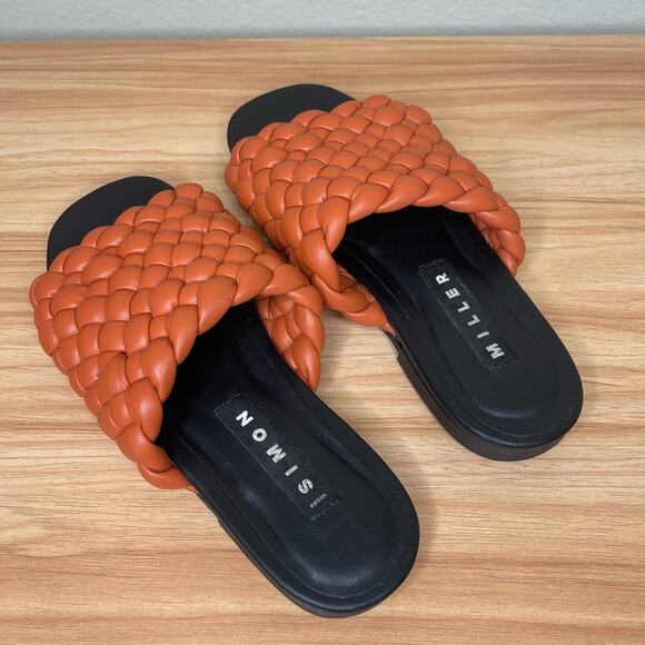 Simon Miller Vegan Slit Slide Sandals in Spice 6 - Picture 6 of 12